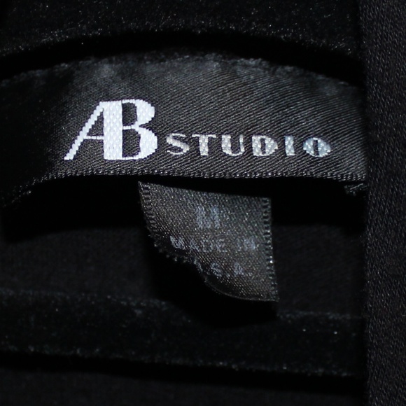 Black AB Studio layered cardigan - Picture 2 of 6